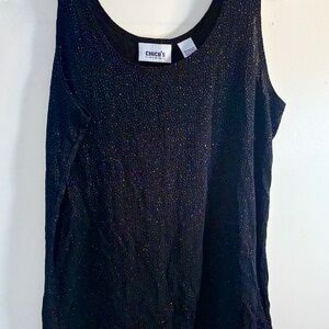 Chico’s Travelers Sequined Top